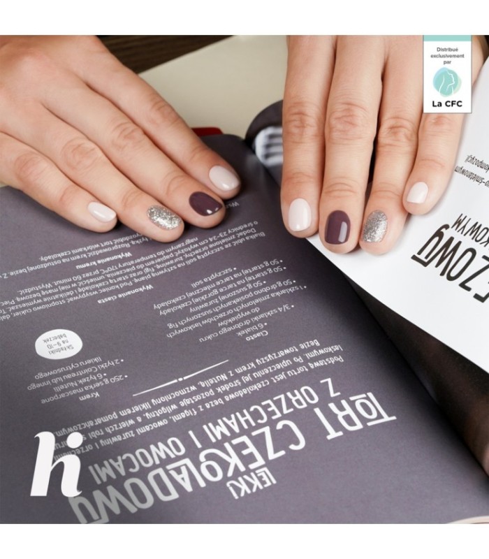 Hi Hybrid - Vernis à Ongles Semi-Permanent Gel UV - Crystal Glam - Tient 2 à 3 Semaines - Effet Ultra Brillant, Tendance et Fémi