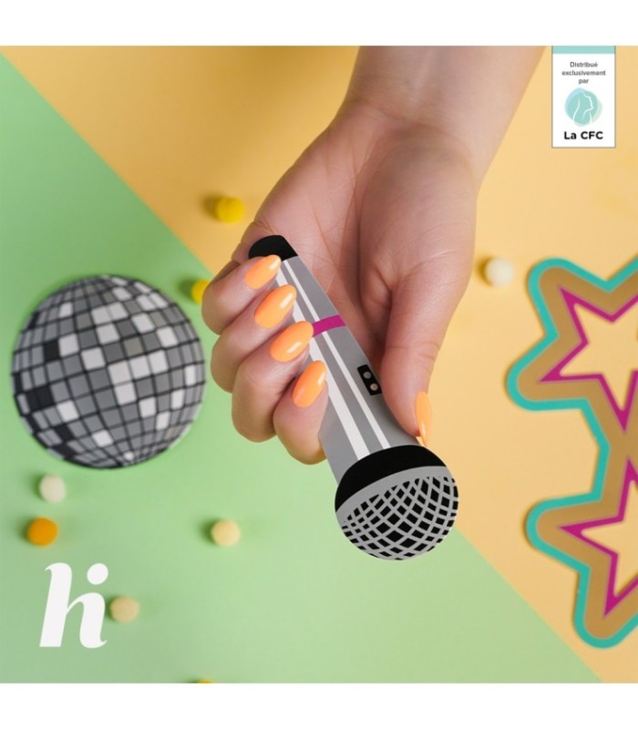 Hi Hybrid - Vernis à Ongles Semi-Permanent Gel UV - Orange Soda - Tient 2 à 3 Semaines - Effet Ultra Brillant, Tendance et Fémin