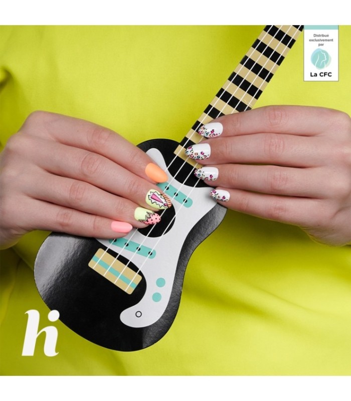 Hi Hybrid - Vernis à Ongles Semi-Permanent Gel UV - Orange Soda - Tient 2 à 3 Semaines - Effet Ultra Brillant, Tendance et Fémin