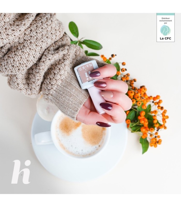 Hi Hybrid - Vernis à Ongles Semi-Permanent Gel UV - Intense Cranberry - Tient 2 à 3 Semaines - Effet Ultra Brillant, Tendance et