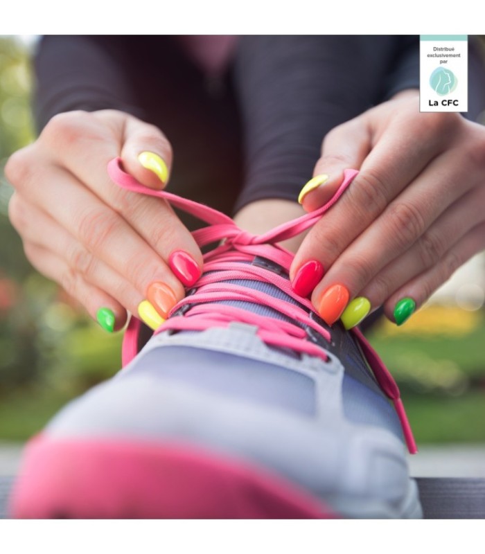 Hi Hybrid - Vernis à Ongles Semi-Permanent Gel UV - Neon Red - Tient 2 à 3 Semaines - Effet Ultra Brillant, Tendance et Féminin