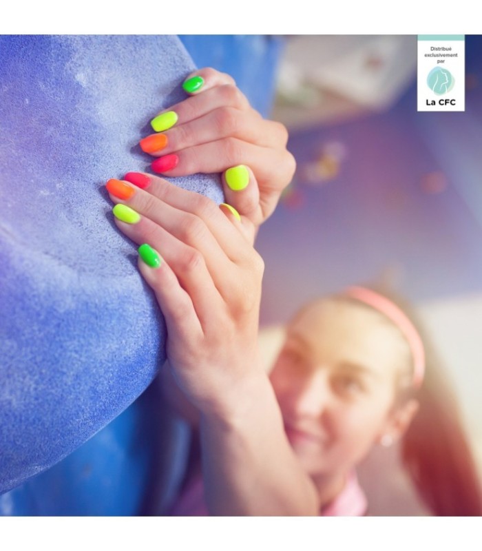 Hi Hybrid - Vernis à Ongles Semi-Permanent Gel UV - Neon Red - Tient 2 à 3 Semaines - Effet Ultra Brillant, Tendance et Féminin