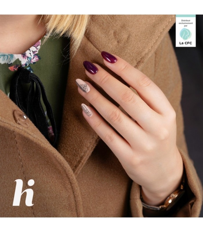 Hi Hybrid - Vernis à Ongles Semi-Permanent Gel UV - Sparkling Amaranth - Tient 2 à 3 Semaines - Effet Ultra Brillant, Tendance e