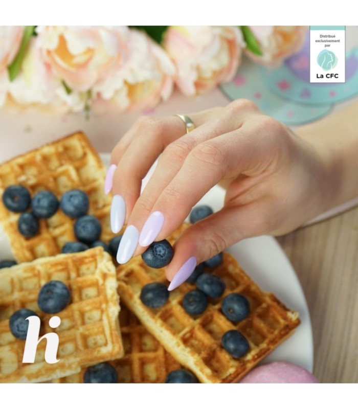 Hi Hybrid - Vernis à Ongles Semi-Permanent Gel UV - Violet White - Tient 2 à 3 Semaines - Effet Ultra Brillant, Tendance et Fémi