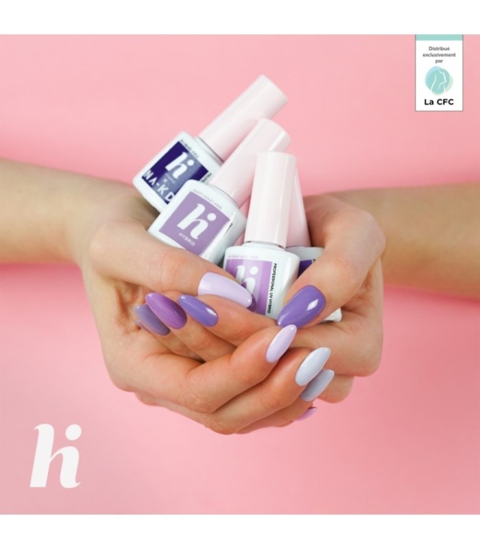 Hi Hybrid - Vernis à Ongles Semi-Permanent Gel UV - Light Lilac - Tient 2 à 3 Semaines - Effet Ultra Brillant, Tendance et Fémin