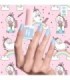 Hi Hybrid - Vernis à Ongles Semi-Permanent Gel UV - Blue White - Tient 2 à 3 Semaines - Effet Ultra Brillant, Tendance et Fémini