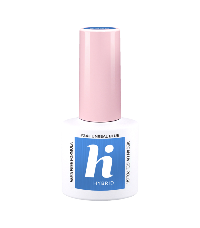 Hi Hybrid - Vernis à Ongles Semi-Permanent Gel UV - Unreal Blue - Tient 2 à 3 Semaines - Effet Ultra Brillant, Tendance et Fémin