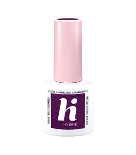Hi Hybrid - Vernis à Ongles Semi-Permanent Gel UV - Sparkling Amaranth - Tient 2 à 3 Semaines - Effet Ultra Brillant, Tendance e