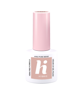 #402 hi hybrid HEMA Free Vernis semi-permanent Pure Beige 5ml