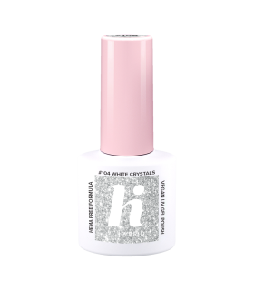 Hi Hybrid - Vernis à Ongles Semi-Permanent Gel UV - White Crystals - Tient 2 à 3 Semaines - Effet Ultra Brillant, Tendance et Fé
