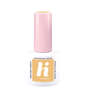Hi Hybrid - Vernis à Ongles Semi-Permanent Gel UV - Banana Dream - Tient 2 à 3 Semaines - Effet Ultra Brillant, Tendance et Fémi