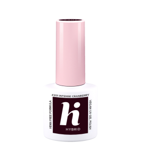 Hi Hybrid - Vernis à Ongles Semi-Permanent Gel UV - Intense Cranberry - Tient 2 à 3 Semaines - Effet Ultra Brillant, Tendance et