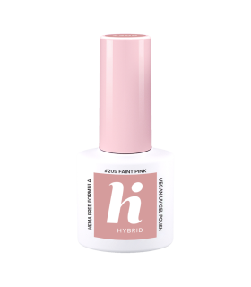 Hi Hybrid - Vernis à Ongles Semi-Permanent Gel UV - Faint Pink - Tient 2 à 3 Semaines - Effet Ultra Brillant, Tendance et Fémini