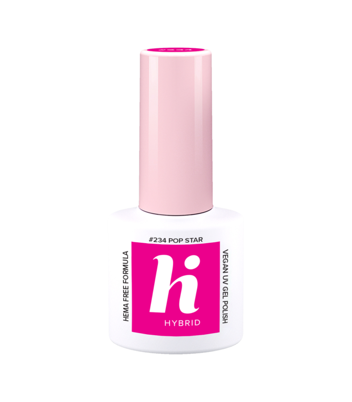 Hi Hybrid - Vernis à Ongles Semi-Permanent Gel UV - Pop Star - Tient 2 à 3 Semaines - Effet Ultra Brillant, Tendance et Féminin