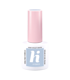 Hi Hybrid - Vernis à Ongles Semi-Permanent Gel UV - Violet White - Tient 2 à 3 Semaines - Effet Ultra Brillant, Tendance et Fémi