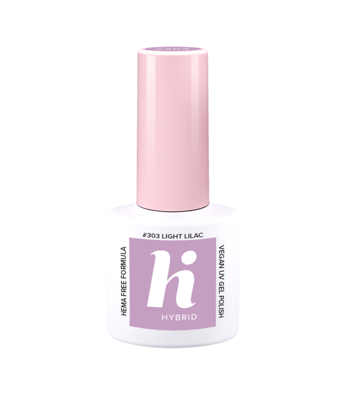 Hi Hybrid - Vernis à Ongles Semi-Permanent Gel UV - Light Lilac - Tient 2 à 3 Semaines - Effet Ultra Brillant, Tendance et Fémin