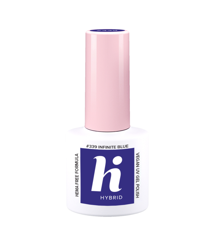 Hi Hybrid - Vernis à Ongles Semi-Permanent Gel UV - Infinite Blue - Tient 2 à 3 Semaines - Effet Ultra Brillant, Tendance et Fém