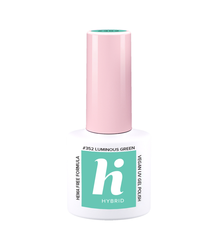 Hi Hybrid - Vernis à Ongles Semi-Permanent Gel UV - Luminous Green - Tient 2 à 3 Semaines - Effet Ultra Brillant, Tendance et Fé