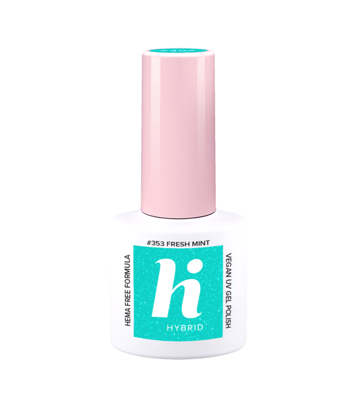 Hi Hybrid - Vernis à Ongles Semi-Permanent Gel UV - Fresh Mint - Tient 2 à 3 Semaines - Effet Ultra Brillant, Tendance et Fémini